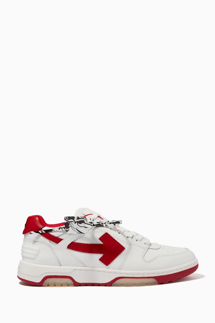 

Out of Office "OOO" Sneakers in Leather, Red
