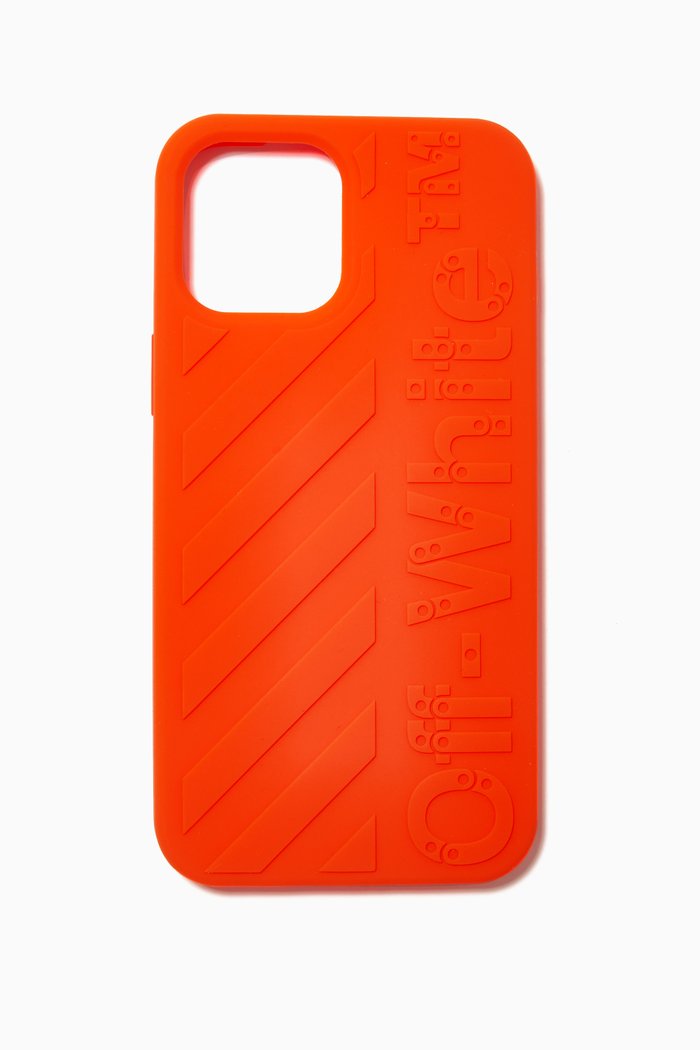 

Diagonal iPhone 12 Pro Case, Red