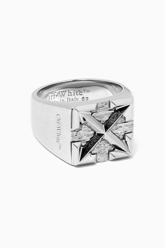 

Arrows Ring in Brass, Silver