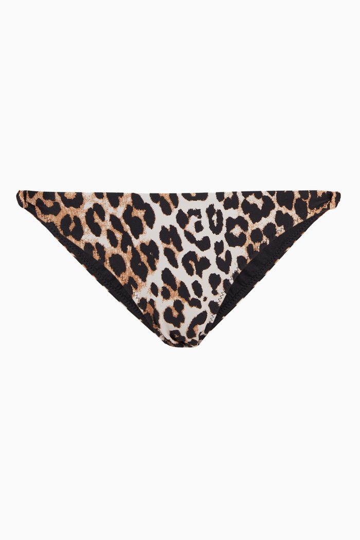 

Leopard Print Bikini Bottom, Brown