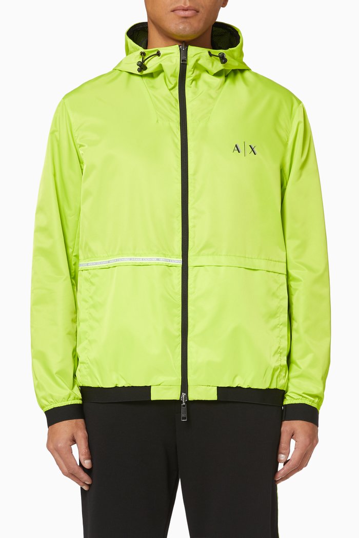 

Neon Logo Windbreaker, Yellow