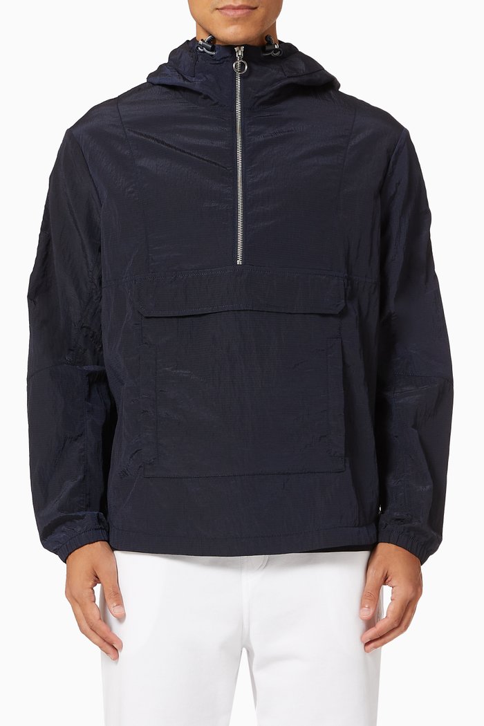 

Ripstop Hooded Jacket, Blue