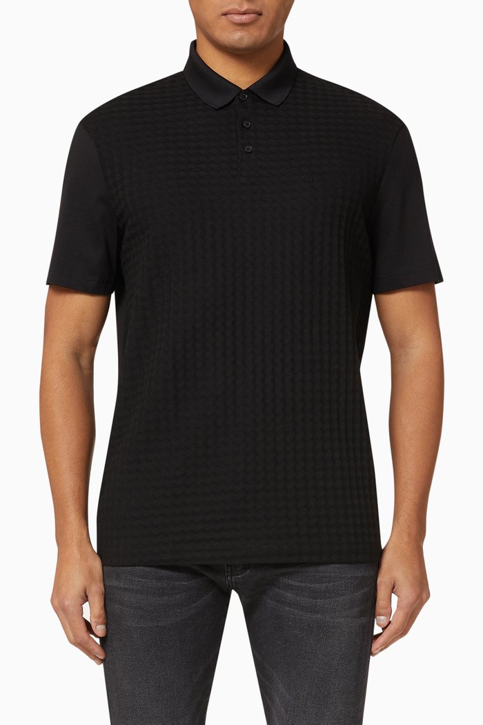 

Waffle Polo, Black