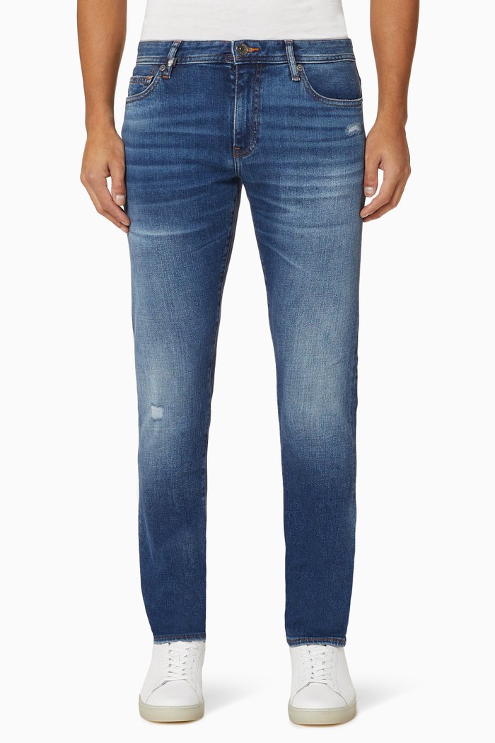 

J14 Stretch Denim Jeans, Blue