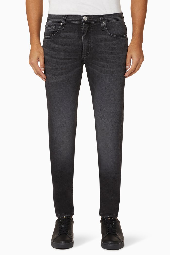 

J33 Super Skinny Stretch Denim Jeans, Grey
