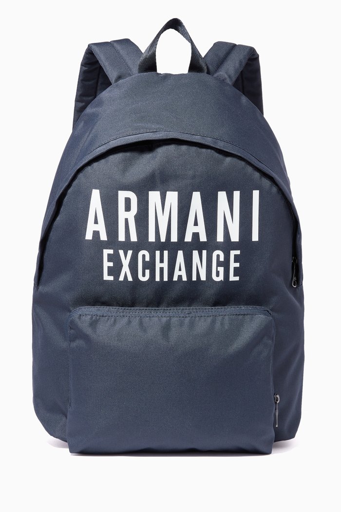 

Logo Backpack in Nylon, Blue