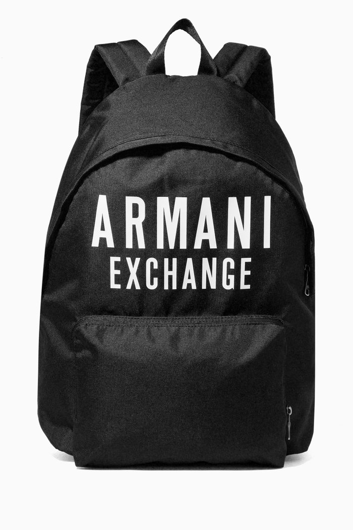 

Logo Backpack in Nylon, Black