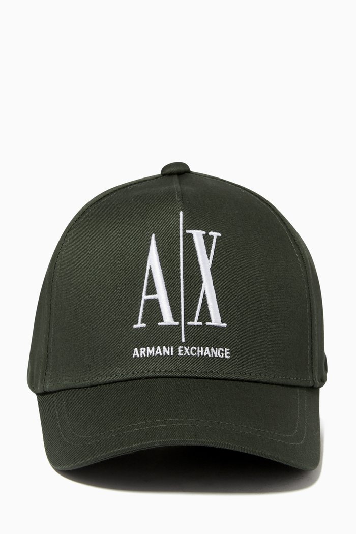 

Logo Baseball Cap in Twill, Green