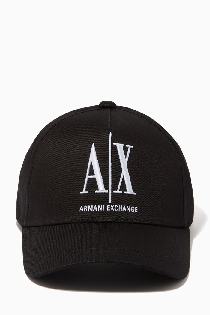 

Logo Baseball Cap in Twill, Black