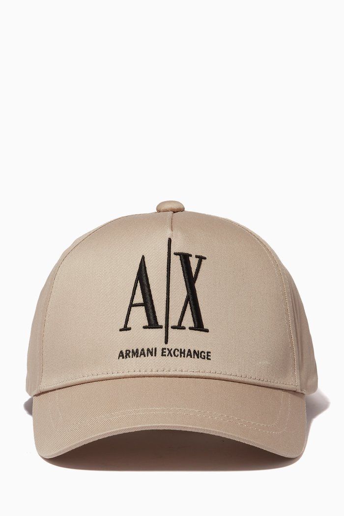 

Icon AX Logo Baseball Cap in Cotton Twill, Neutral