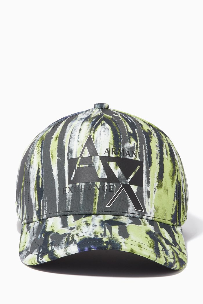 

Logo Cap in Tie-Dye Fabric, Multicolour