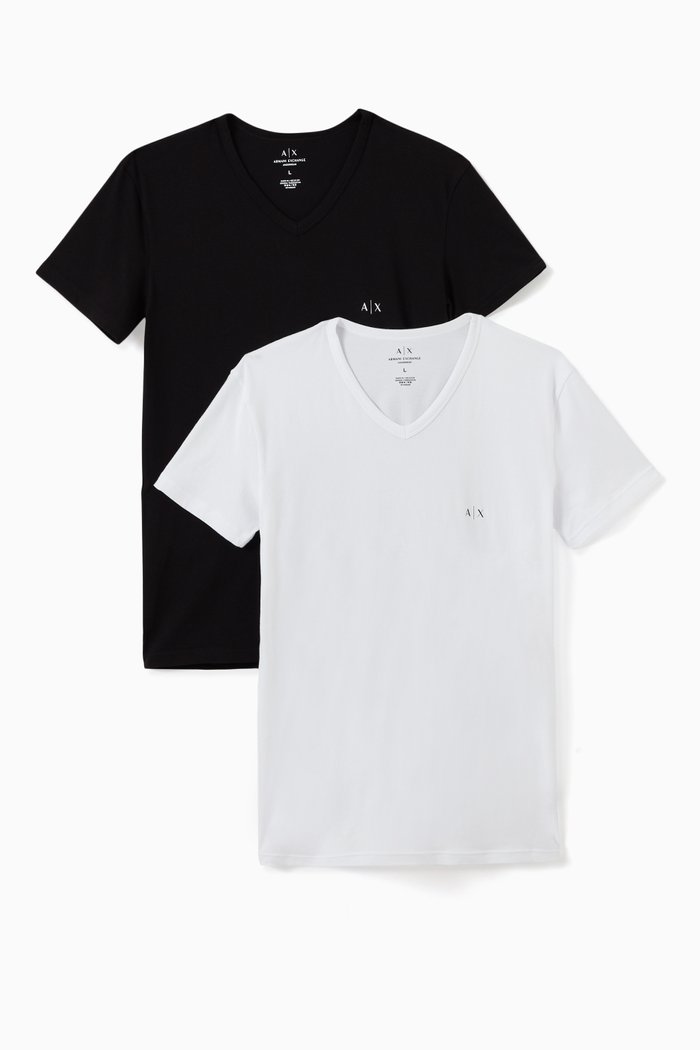

Logo Cotton Basic T-shirt, Set of 2, Black