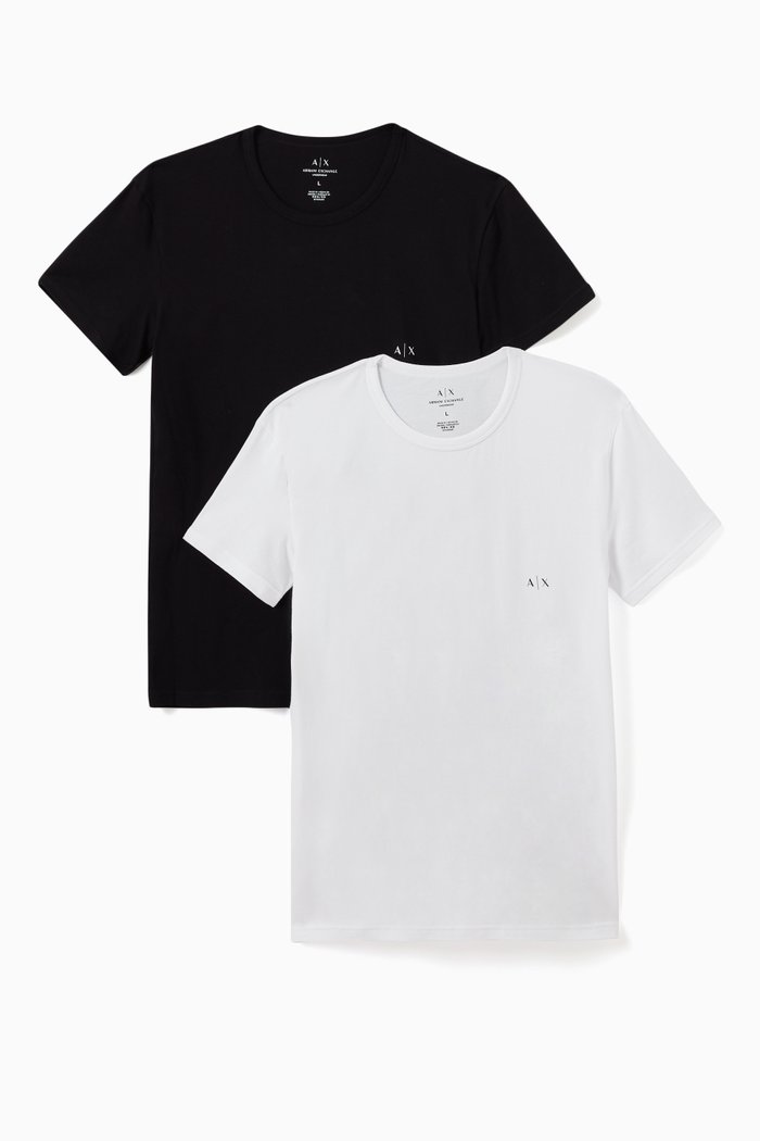 

Logo Cotton T-shirt, Set of 2, Black