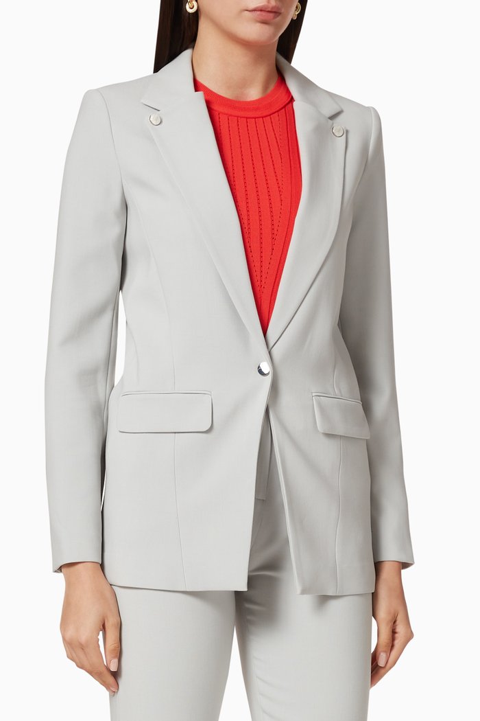 

Stretch Viscose Blend Blazer, Multicolour