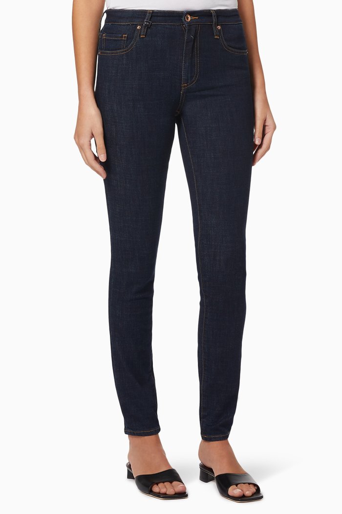 

J01 Super Skinny Jeans, Blue