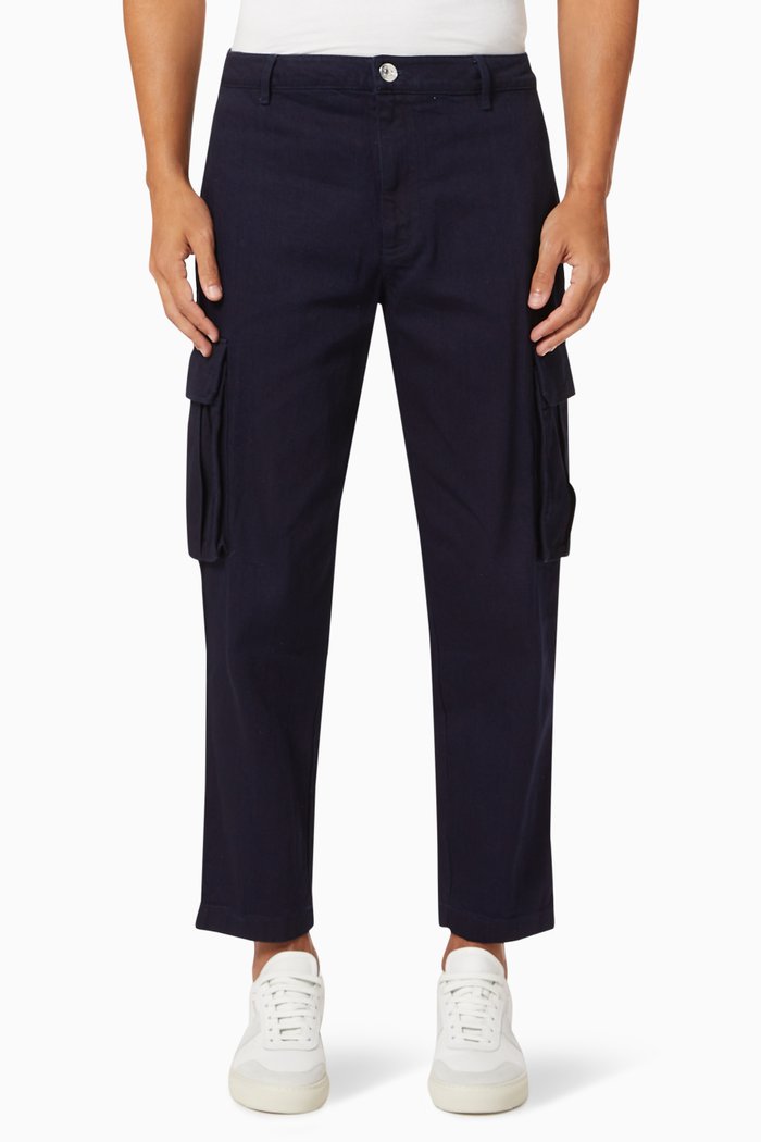 Denim Utility Pant, Blue