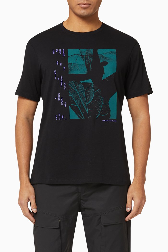 

Nature Reclaim Cotton T-shirt, Black