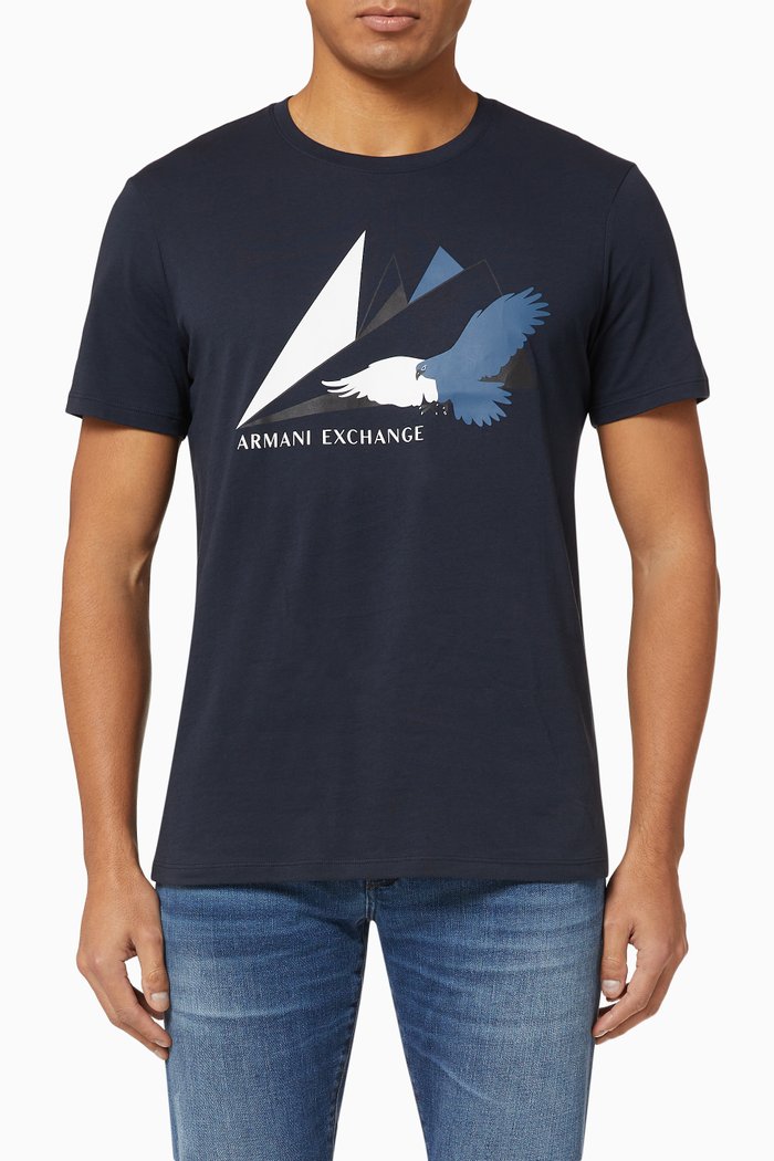 

Eagle Cotton T-shirt, Blue