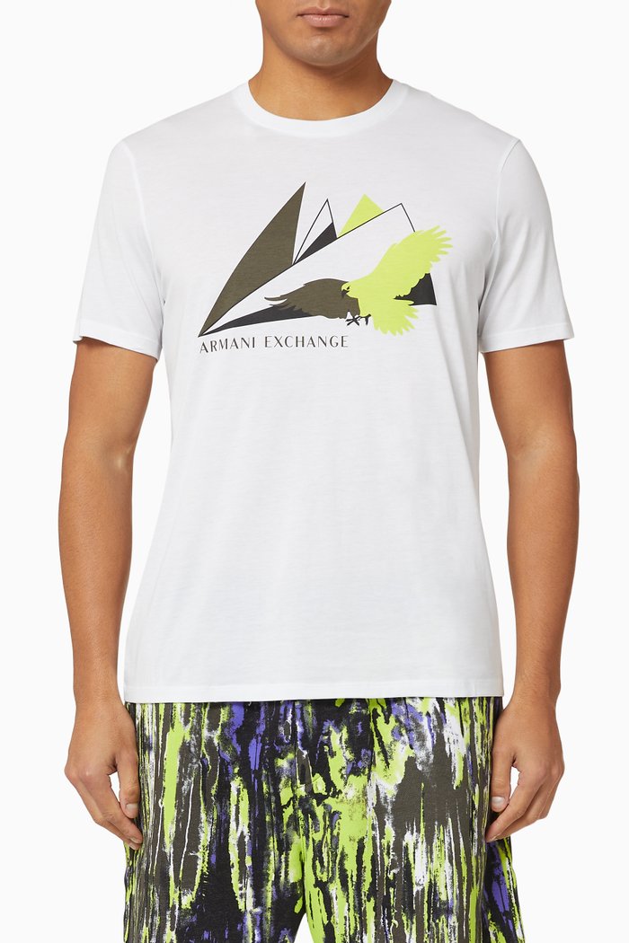 Eagle Cotton T-shirt, White