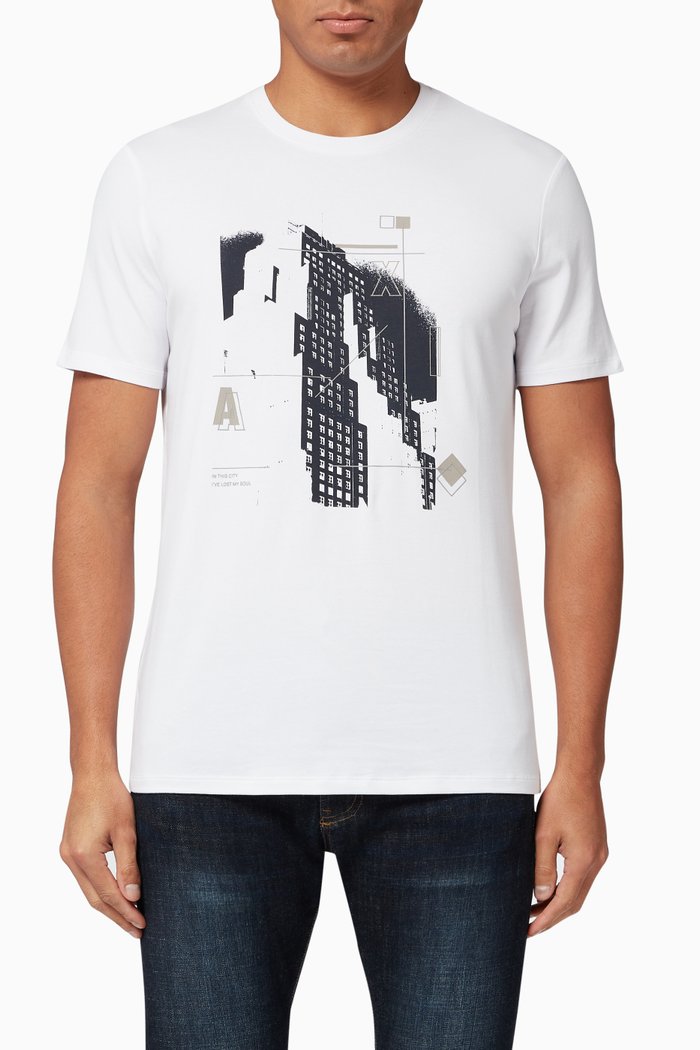 

Bold City Logo Jersey T-shirt, White