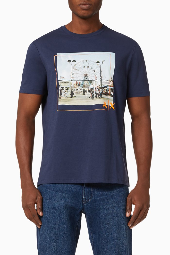 

AX Coney Island Jersey T-shirt, Black