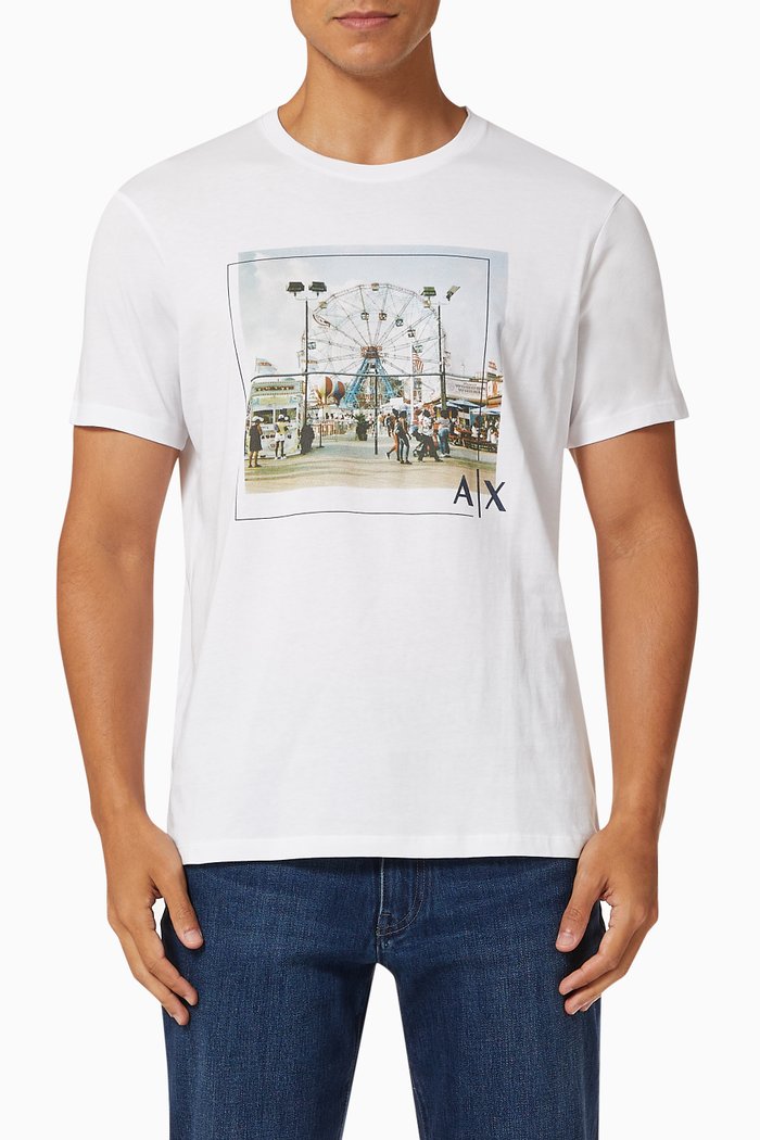 

AX Coney Island Jersey T-shirt, White