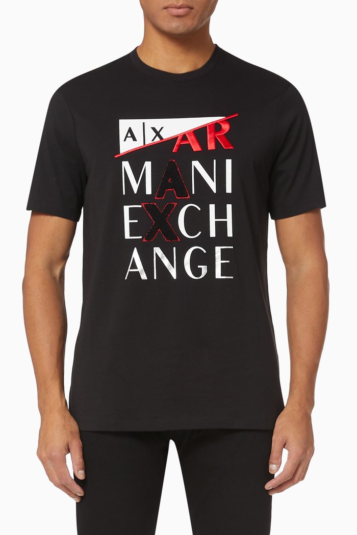 

Embroidered Logo T-shirt, Black