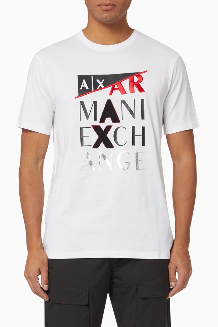 

Embroidered Logo T-shirt, White