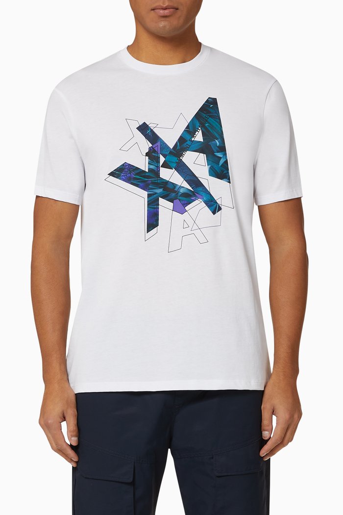 

Logo Cotton T-shirt, White