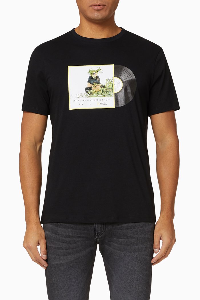 

AX Koala Jersey T-Shirt, Black