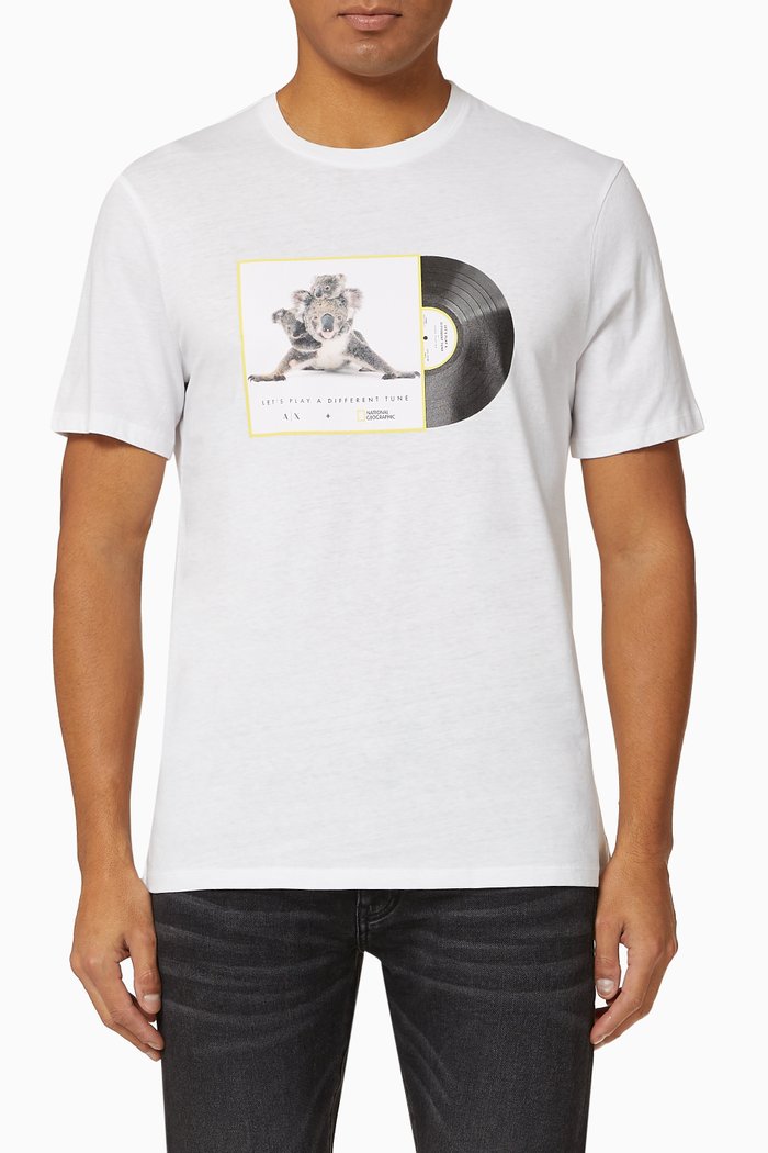 

AX Koala Jersey T-Shirt, White