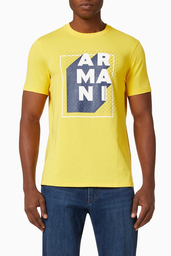 

AX Dot Logo Jersey T-shirt, Yellow