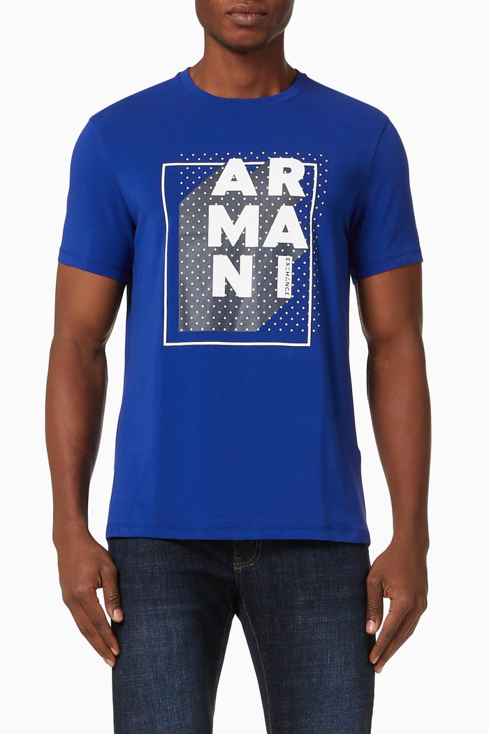 

AX Dot Logo Jersey T-shirt, Blue