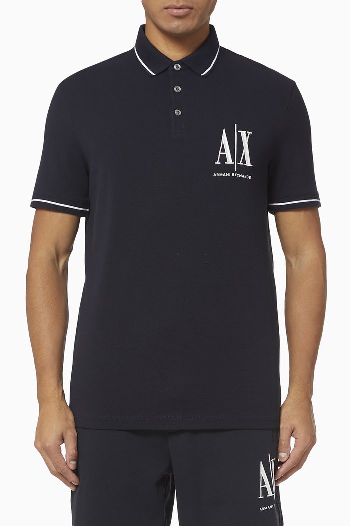

Icon Logo Polo T-shirt, Blue