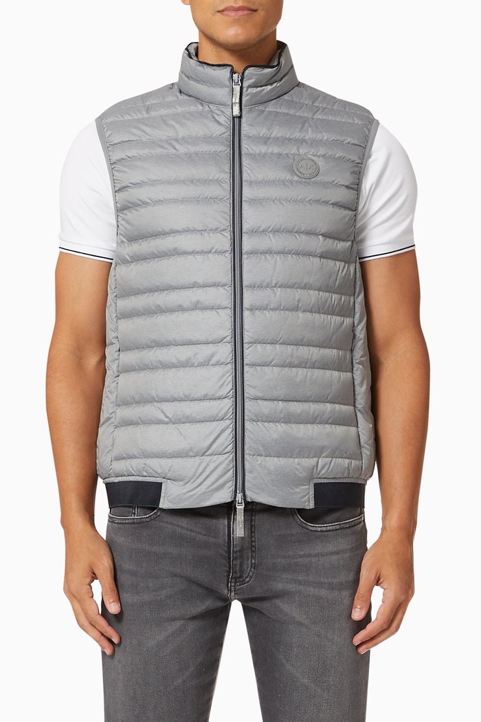 

AX Quilted Down Gilet, Blue