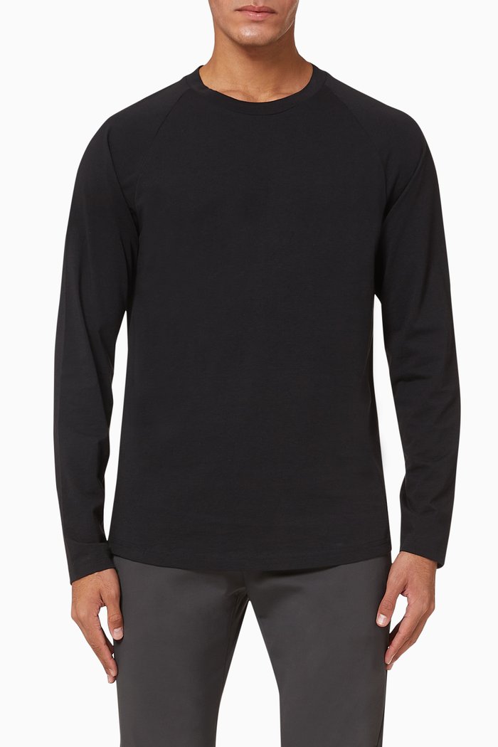 

Raglan Sleeve T-Shirt, Black