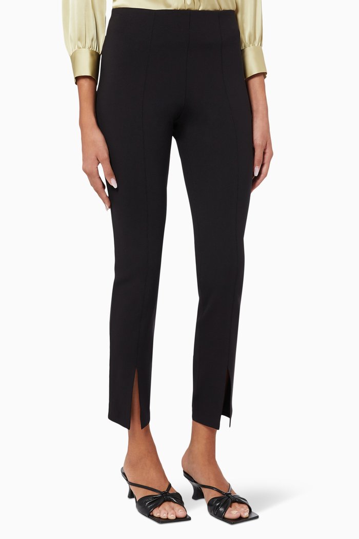 

Scuba Slit Leggings, Black