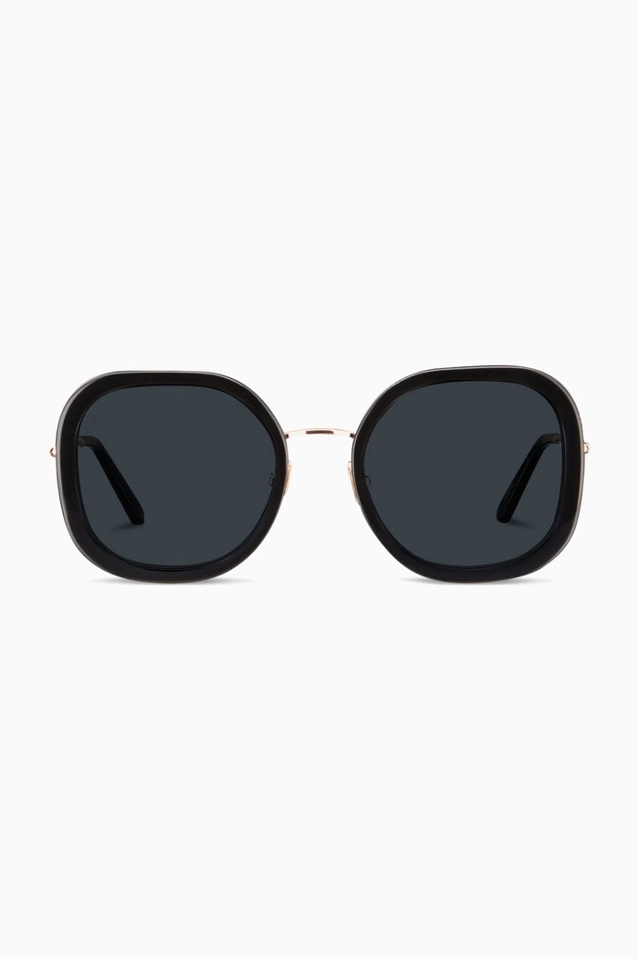 

The Blossom Sunglasses in Acetate, Black
