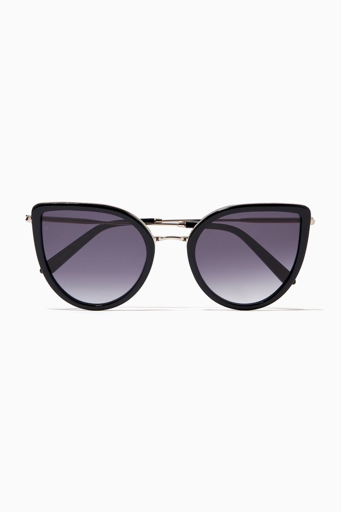 

The Moonshine Sunglasses in Acetate, Black