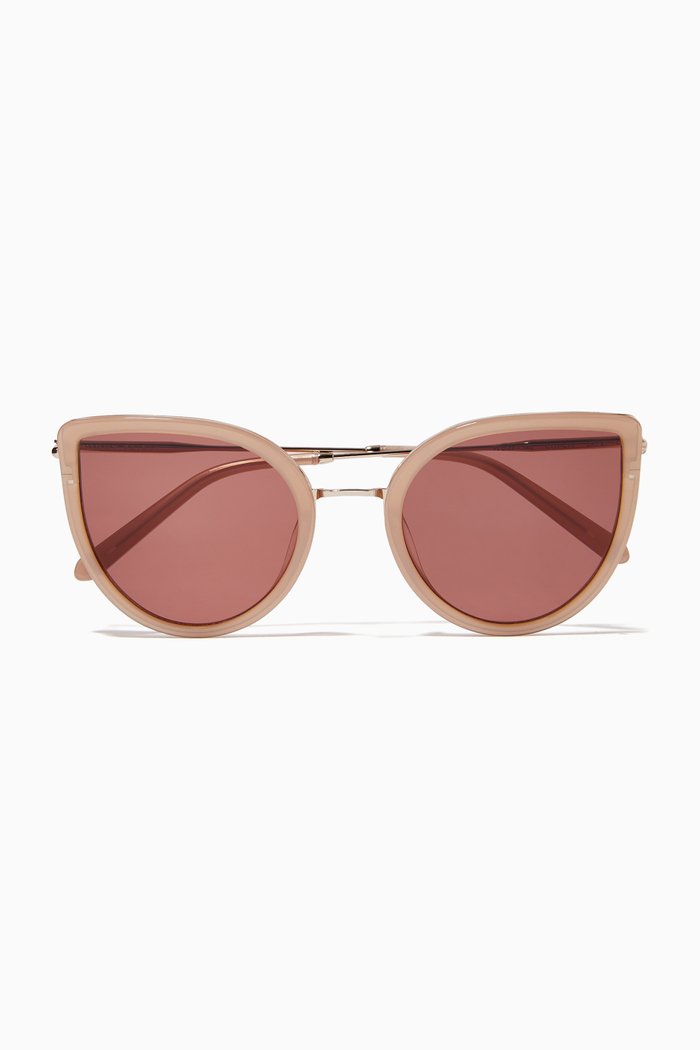 

The Moonshine Sunglasses in Acetate, Pink