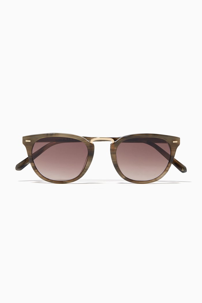 

The Blaze Sunglasses in Acetate, Brown