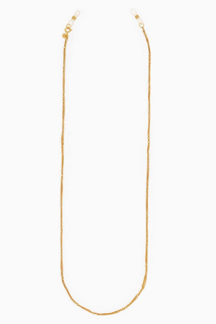 

The Monterey Eyeglasses Chain in Metal, Gold