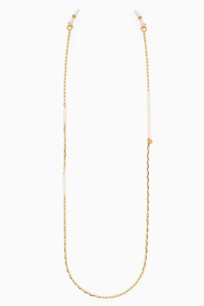 

The Berkeley Eyeglasses Chain in Metal, Gold