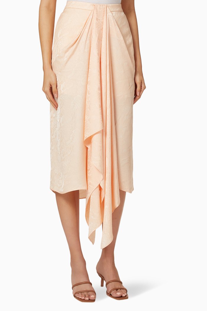 

Godwick Draped Skirt, Orange