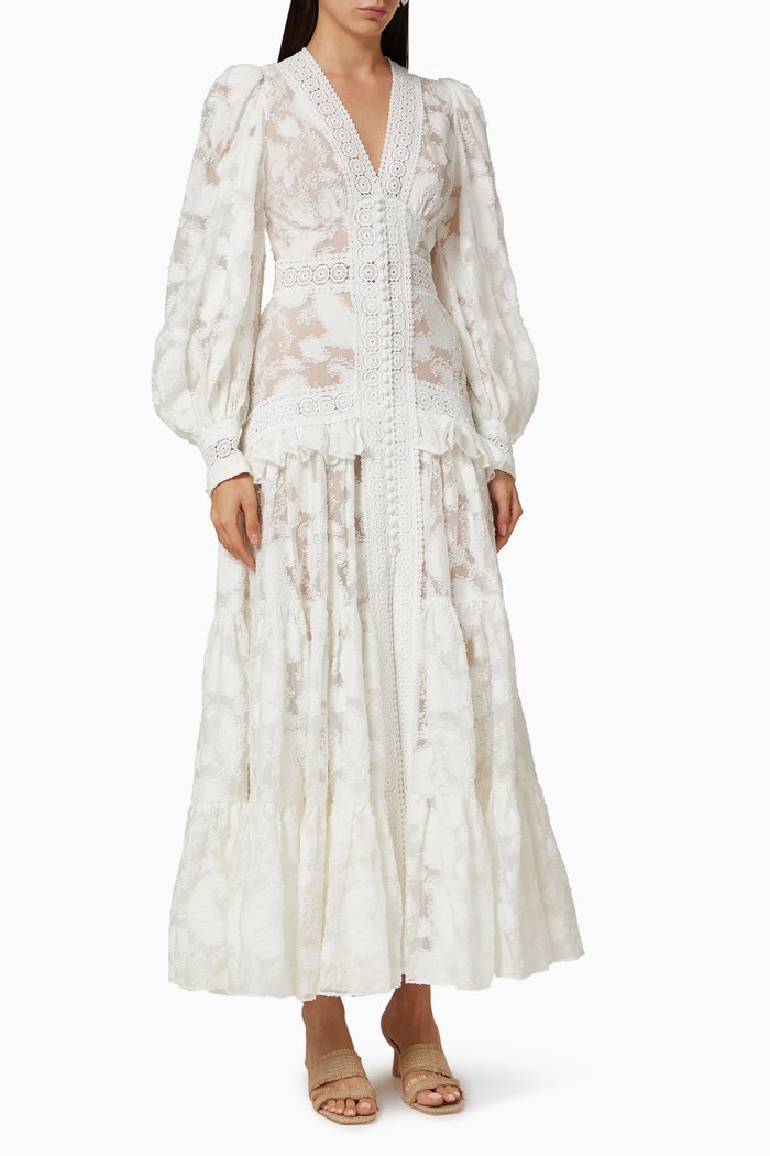 

Suffield Lace Dress, White