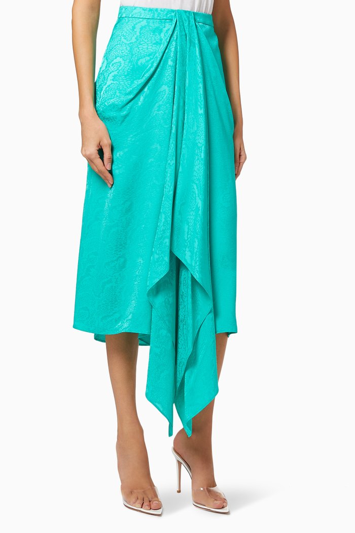 

Godwick Draped Skirt, Green