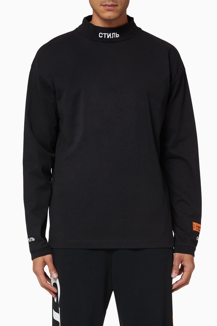

Logo Oversized Cotton T-shirt, Black