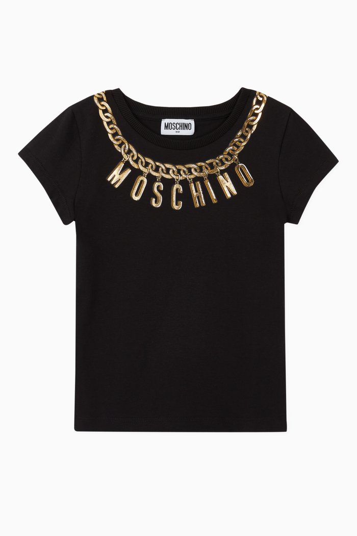 

Chain Logo Jersey T-Shirt, Black