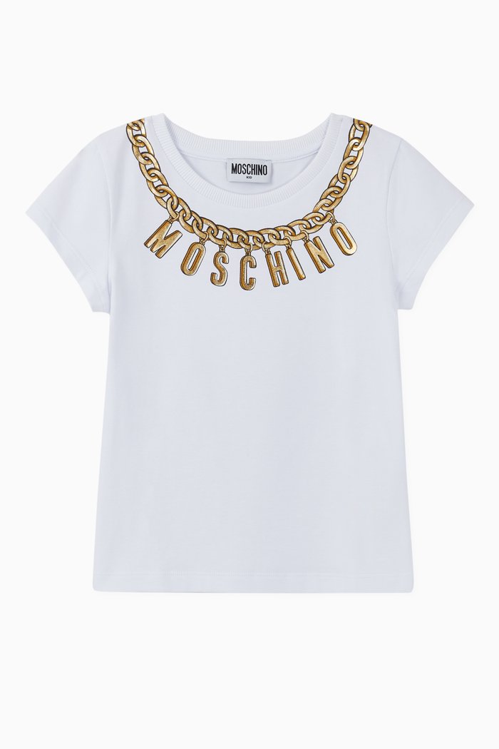 

Chain Logo Jersey T-Shirt, White