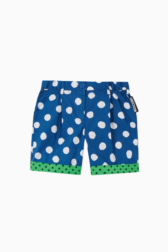 

Polka Dots Shorts, Blue